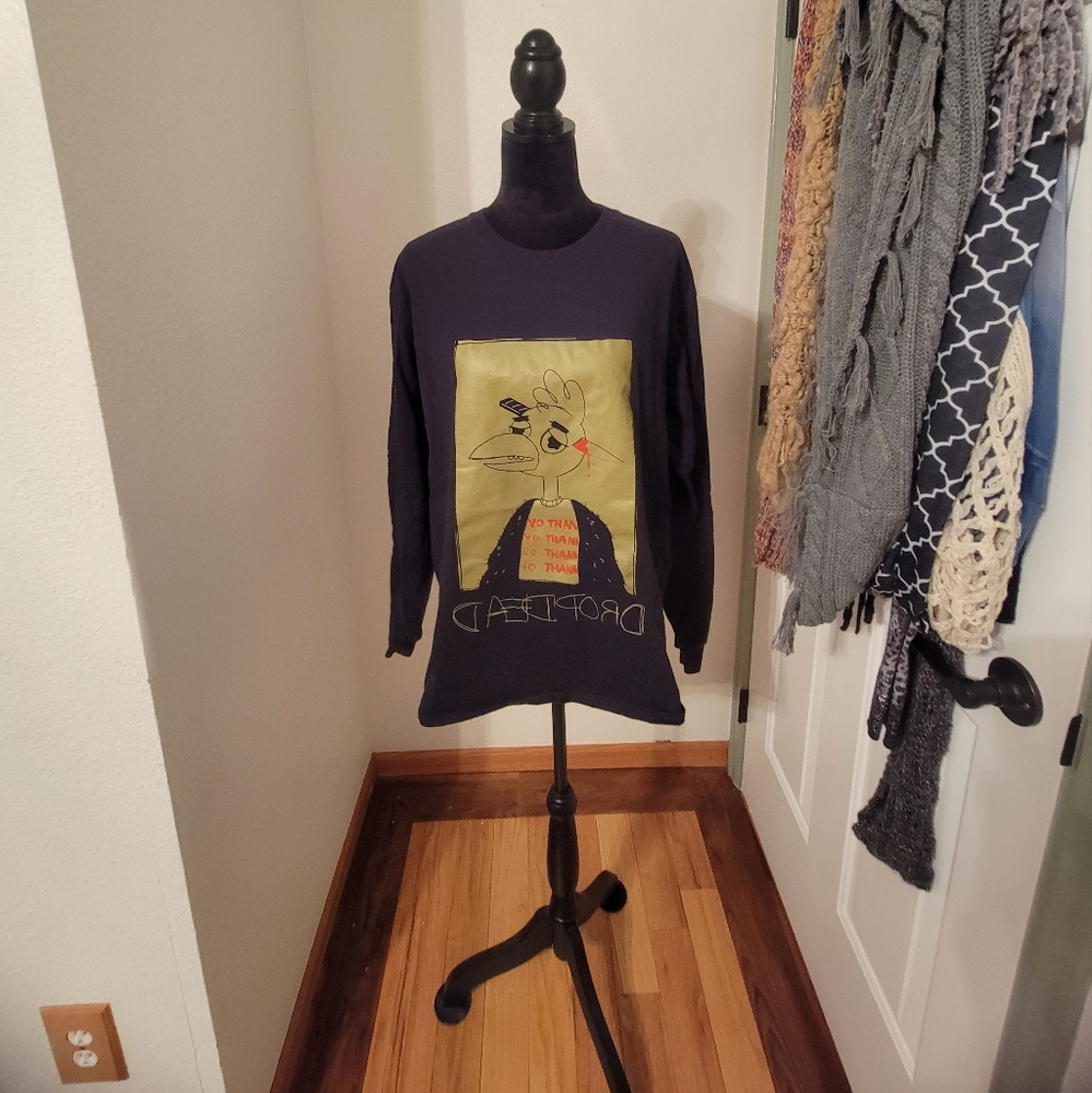 Drop Dead birdy long sleeve shirt